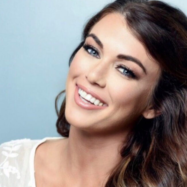 Woman smiling