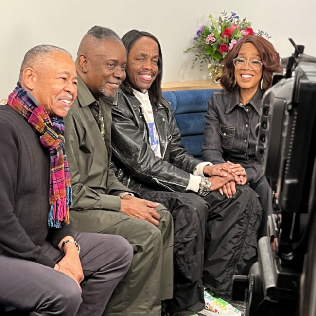 April Chaney | Male Grooming with Earth, Wind, and Fire along side Gale King.